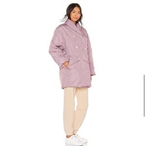 NWT Free People Ella Puffer Purple sz L
